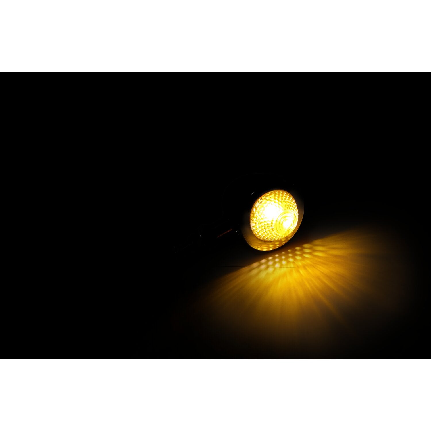 MCS Bullet turn signals pointed lens - Chrome