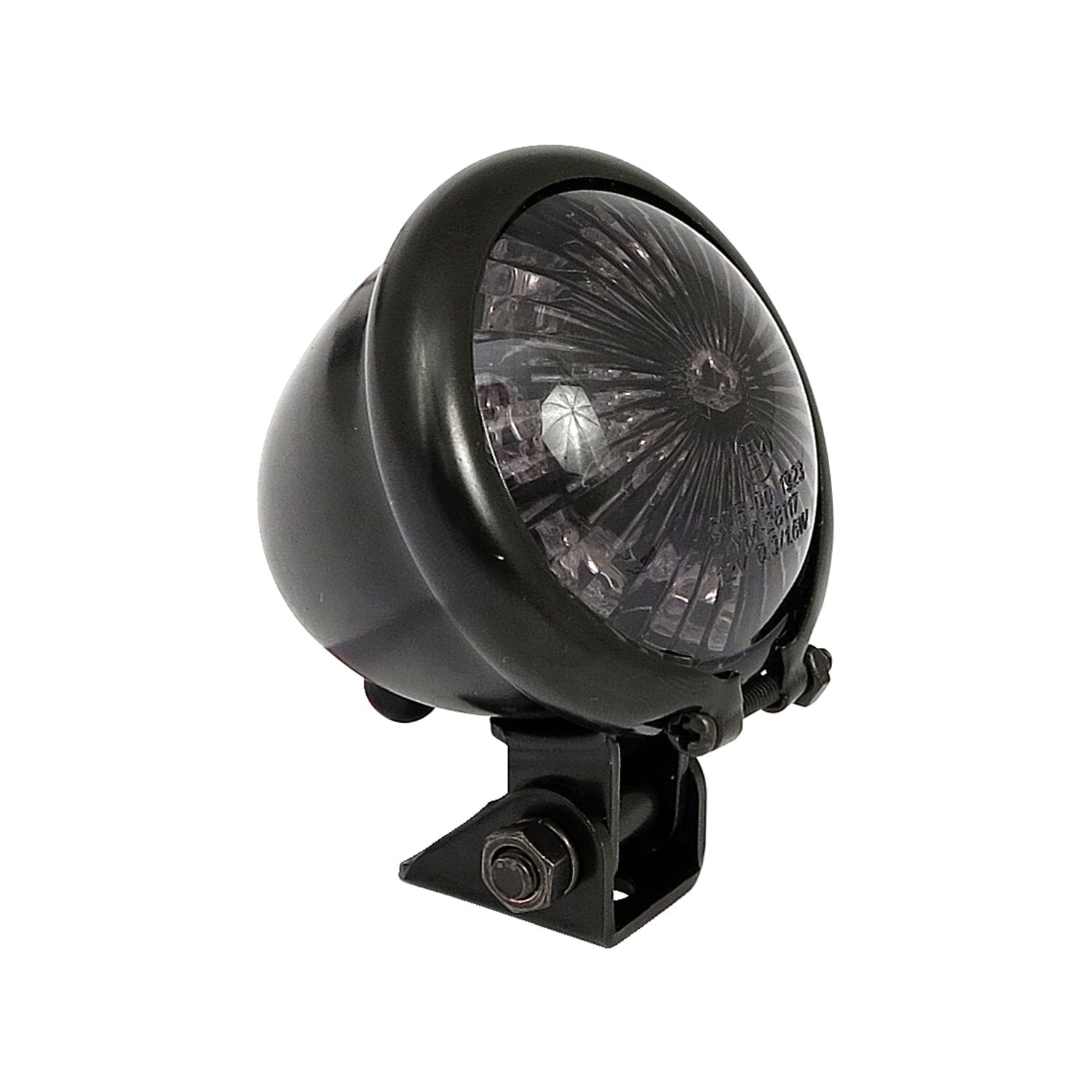 MCS Bates style LED taillight - Black - Smoke lens