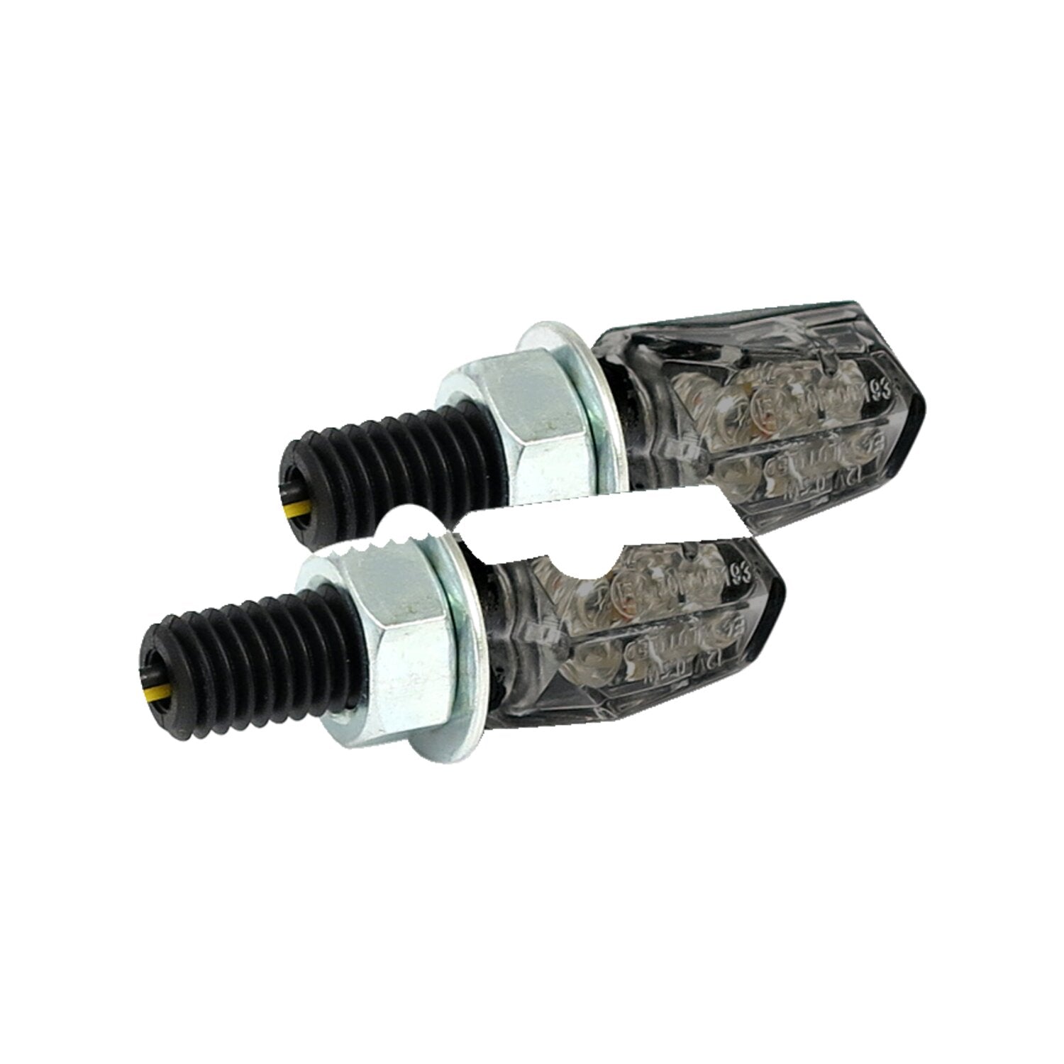 MCS Tiny LED turn signals - Black smoke lens