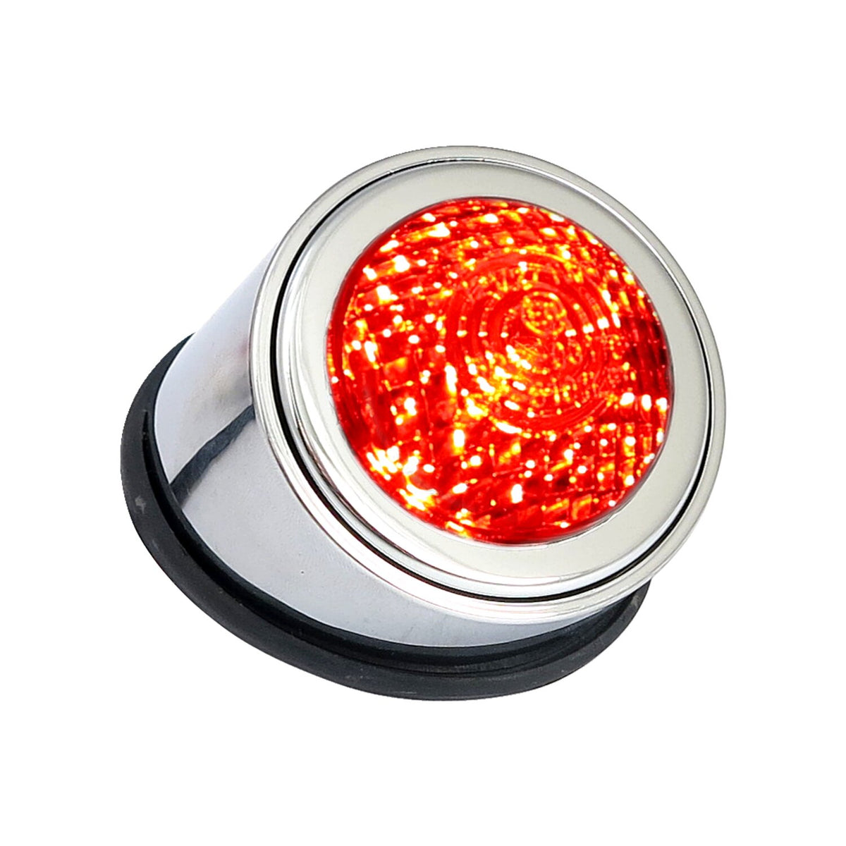 MCS Old school LED taillight type 1 - Chrome - Clear lens