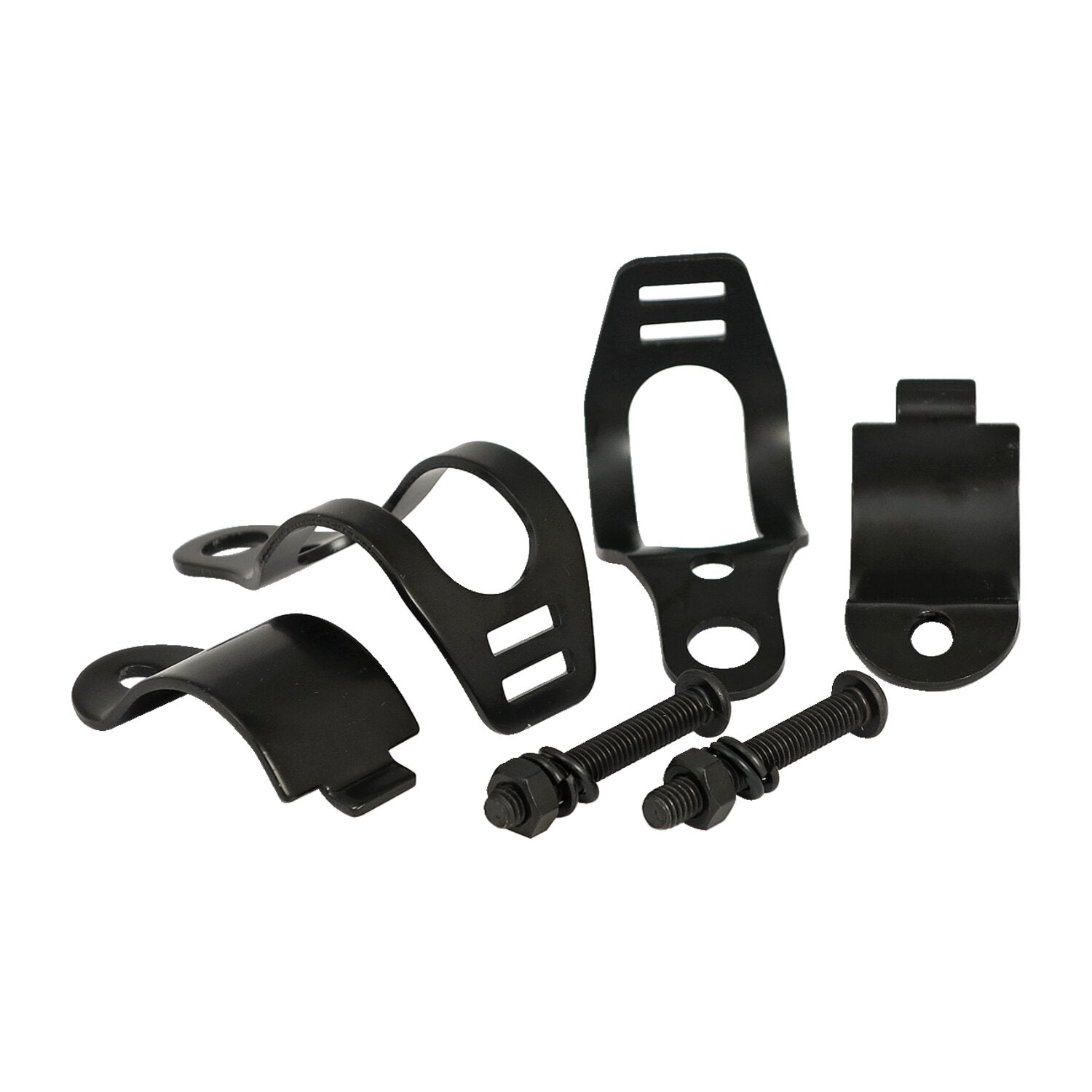 MCS Roper turn signal fork mount kit - 30-45mm - Black