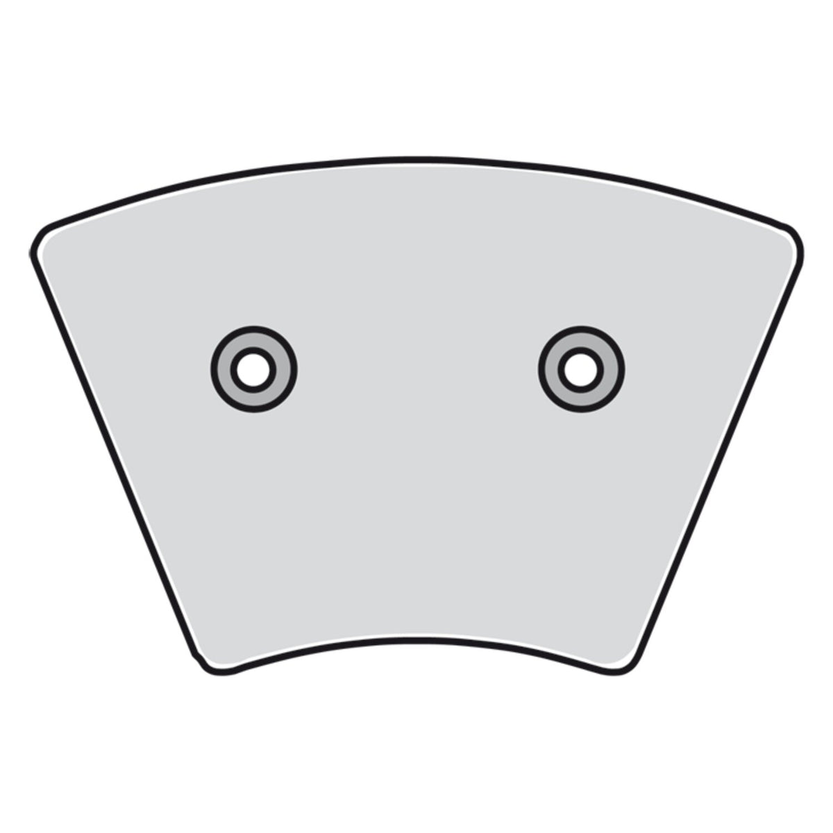 EBC brake pad set - Organic