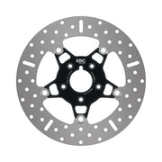 EBC 5-Button stainless floating brake rotor - Front - Black