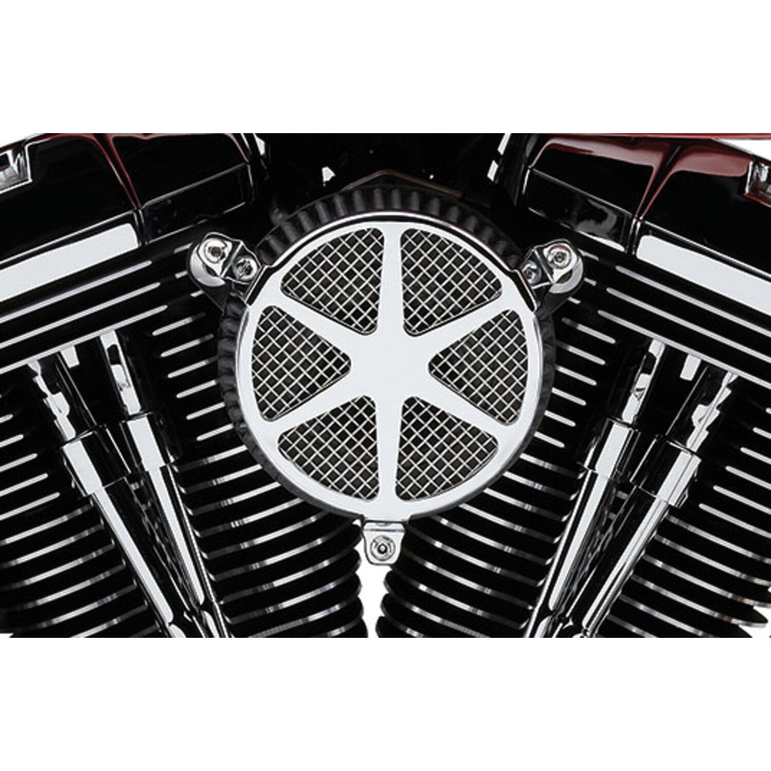 Cobra Naked air cleaner kit - Spoke - Chrome