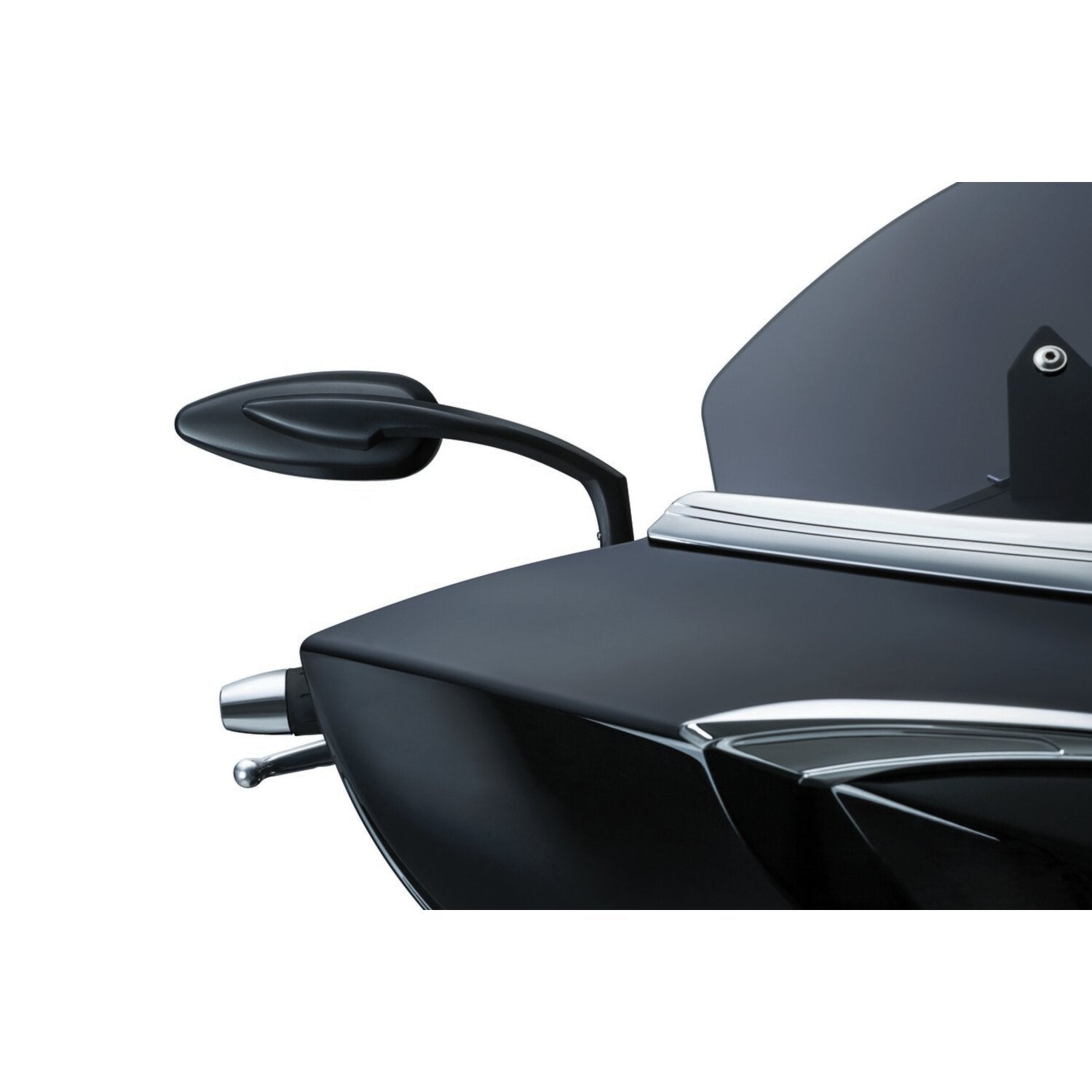 Kuryakyn Teardrop mirror set - Satin black