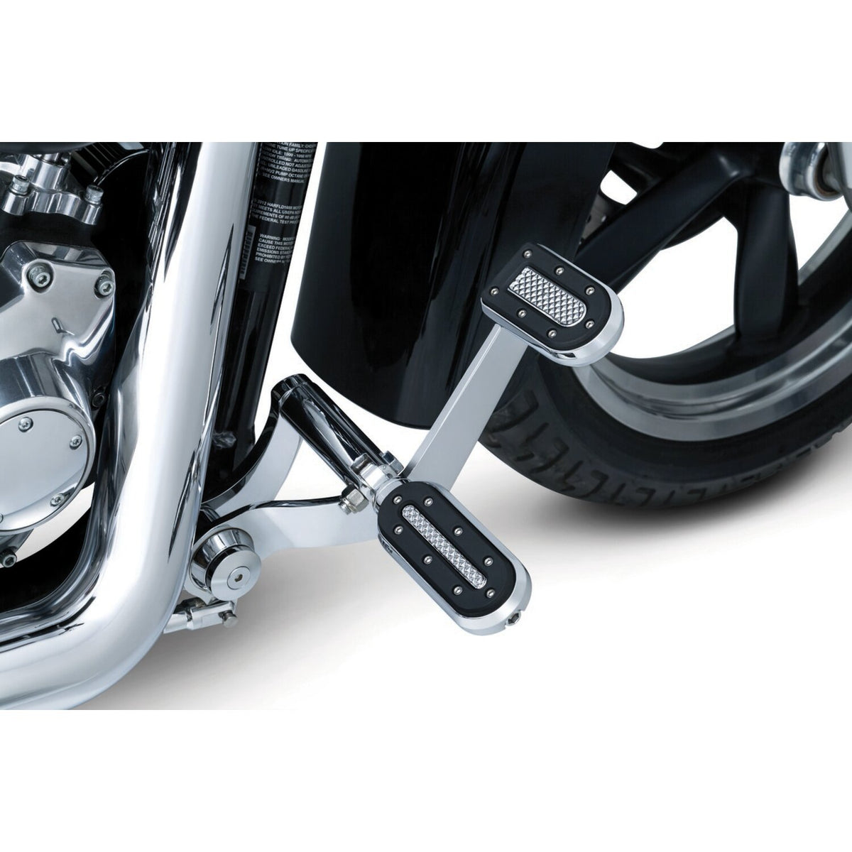 Kuryakyn Heavy industry foot pegs - Chrome