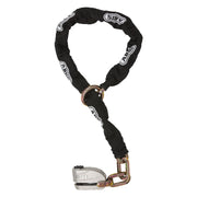 Abus 8008 disc lock & 12KS120 black loop chain