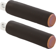 Arlen Ness Knurled Foot Pegs - Black