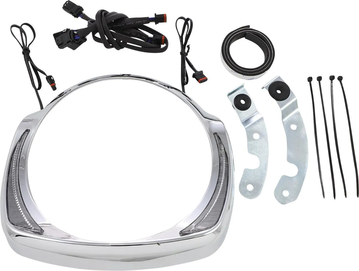 Ciro Fang Headlight Bezel - Chrome