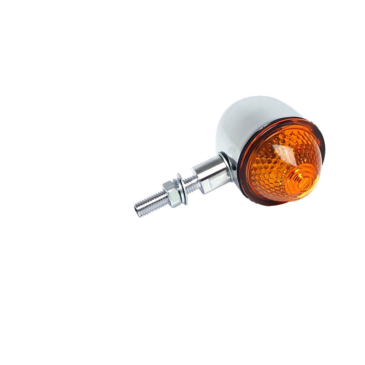 MCS Mini bullet lights chrome - Amber lens