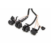 MCS Handlebar wire & switch kit - Black switches