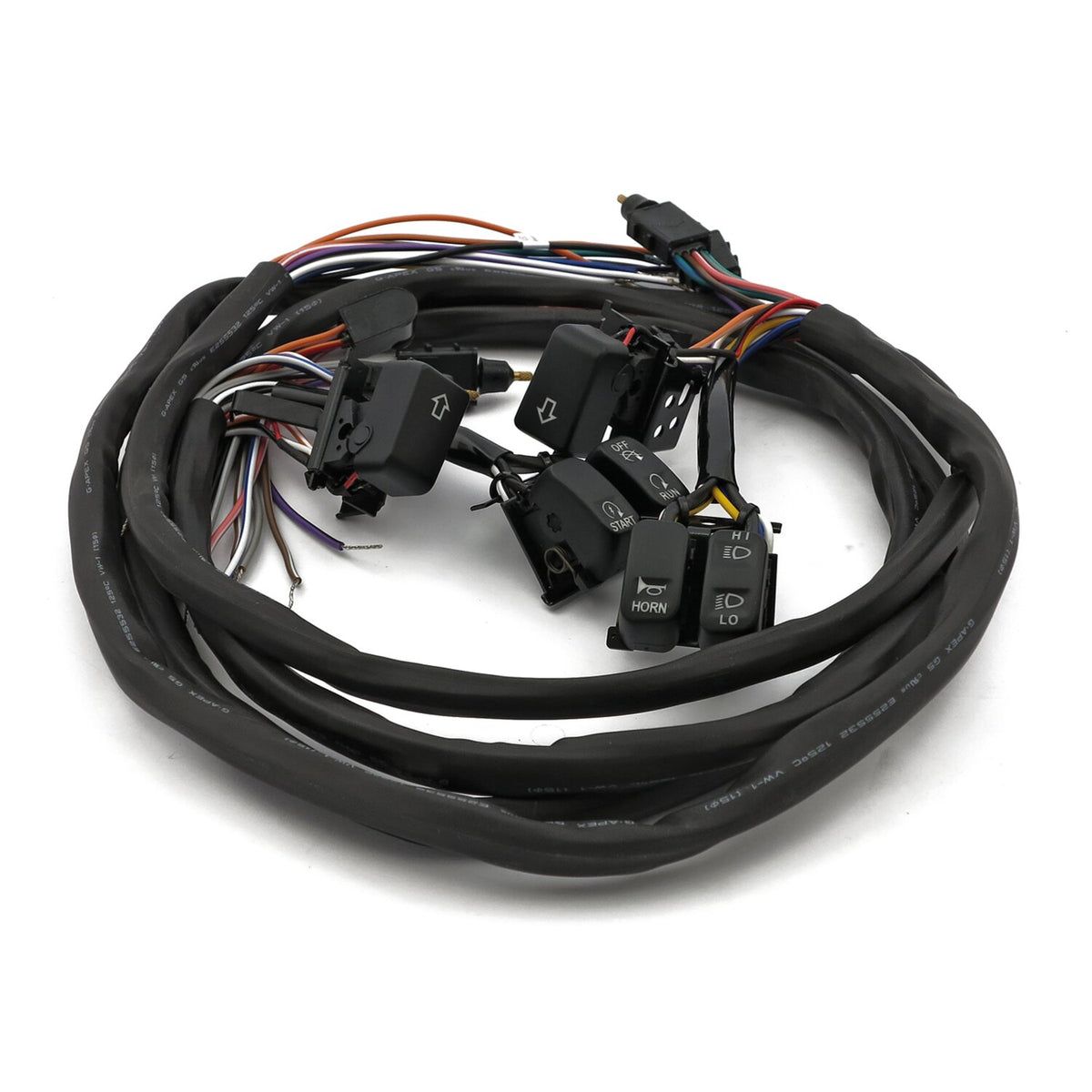 MCS Handlebar switch & wiring kit - Cruise - LED - Black