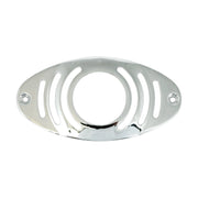 MCS Cateye taillight grill - Circle chrome
