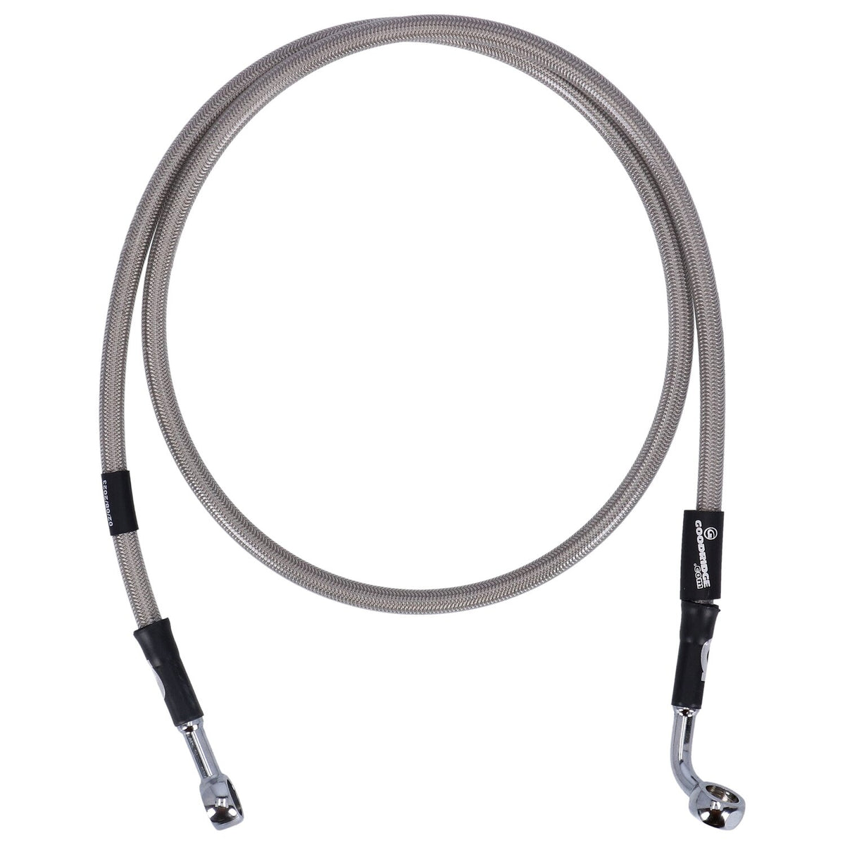 MCS by Goodridge brake line front stainless clear coated