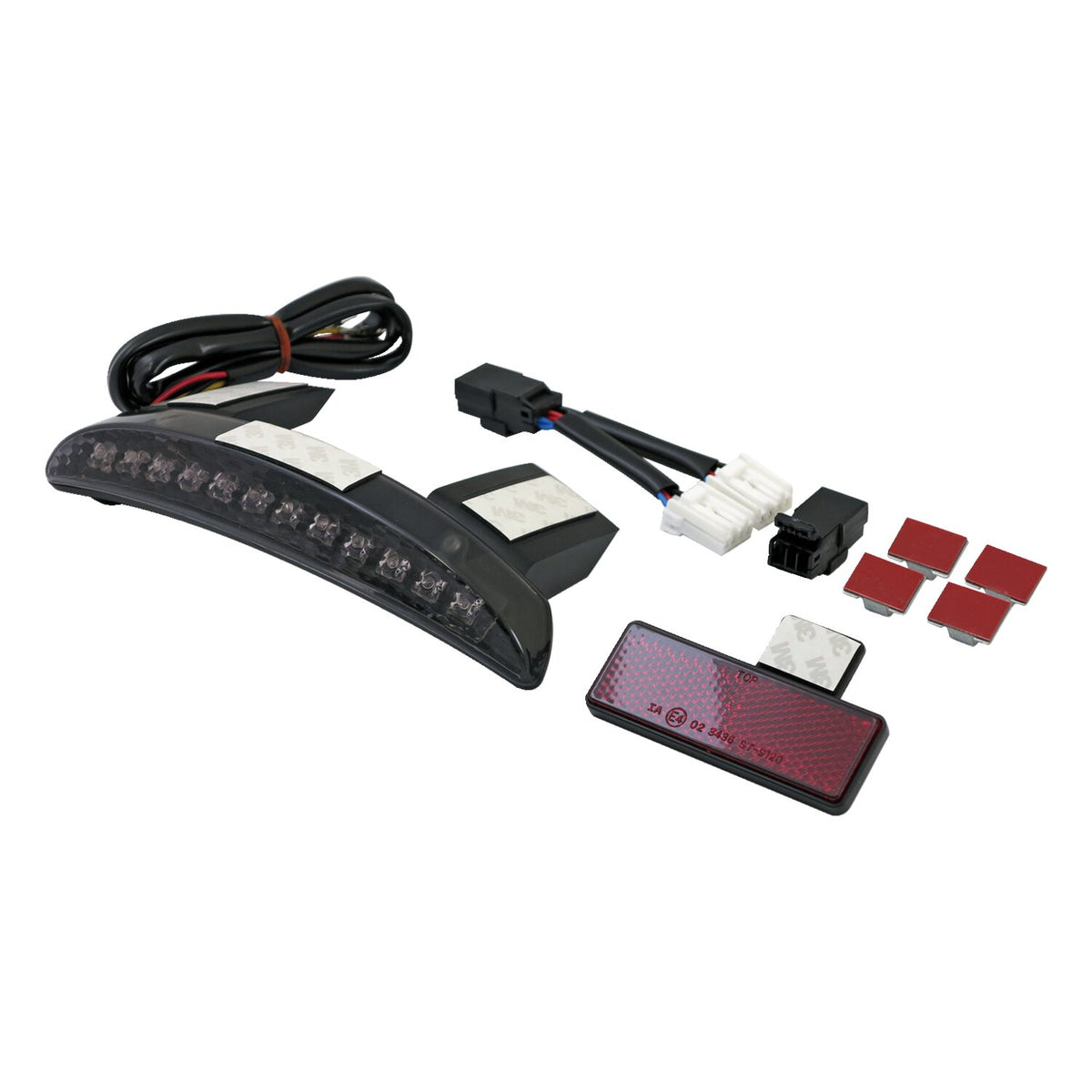 MCS Chopped fender edge LED taillight - Smoke lens