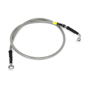 MCS by Goodridge brake line front stainless clear coated
