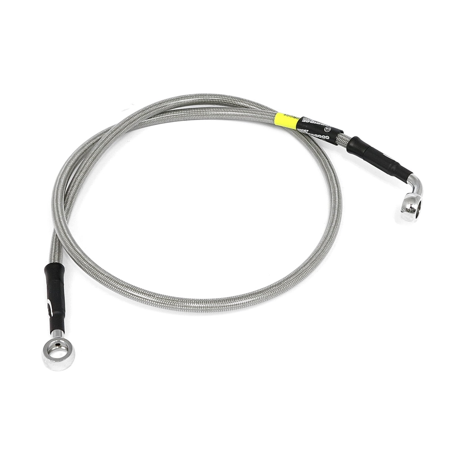 MCS by Goodridge brake line front stainless clear coated