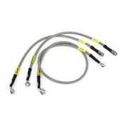 MCS by Goodridge brake line front stainless clear coated
