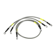 MCS by Goodridge brake line front stainless clear coated