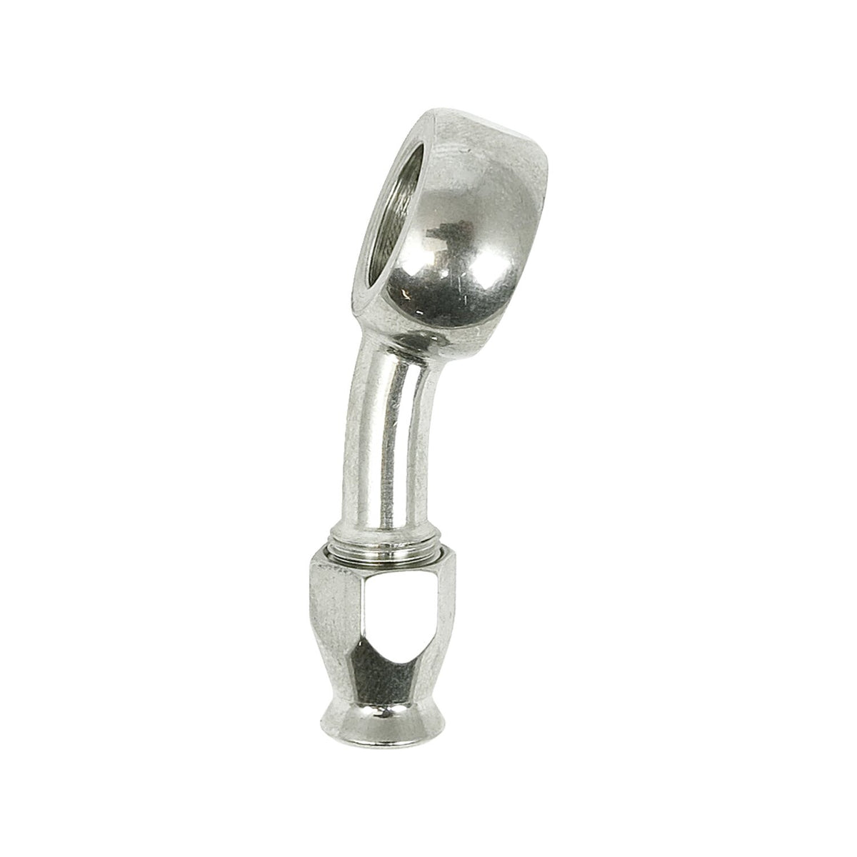 Goodridge 12mm banjo fitting 20 degree bend - SS