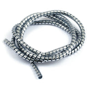 MCS Chrome cable & wire cover 5ft - (150cm) - 6mm id