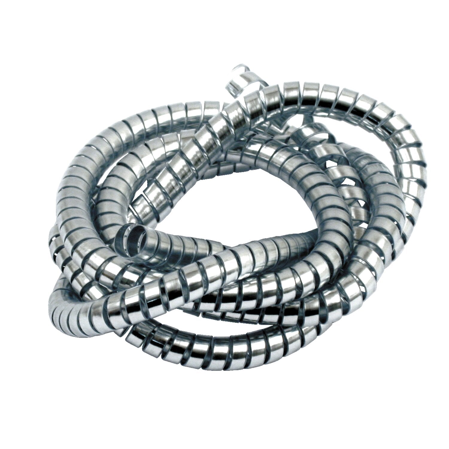 MCS Chrome cable & wire cover 5ft - (150cm) - 10mm id
