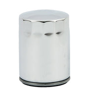 MCS spin-on oil filter for M8 - Chrome