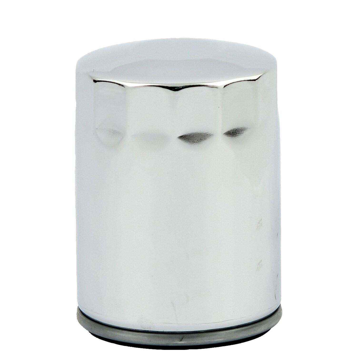 MCS spin-on oil filter for M8 - Chrome