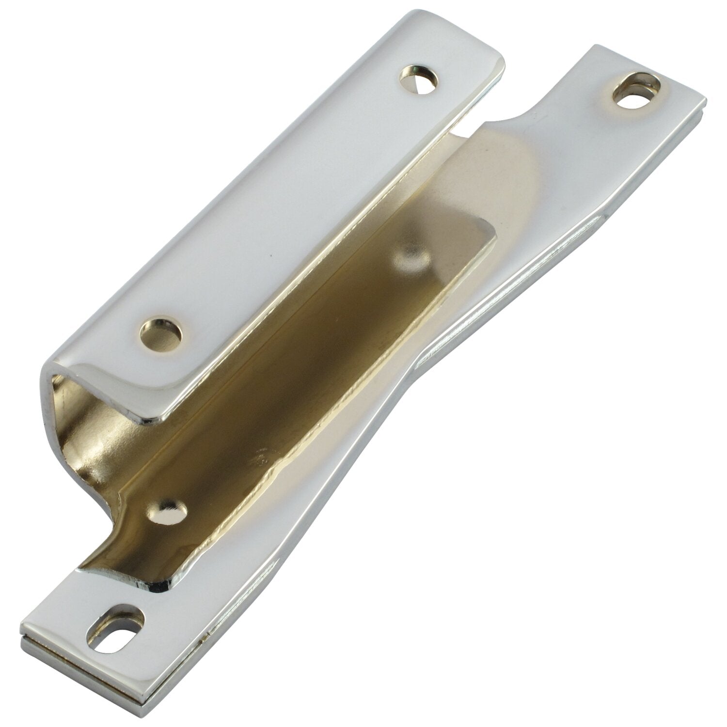 Paughco Oil tank support bracket - Chrome