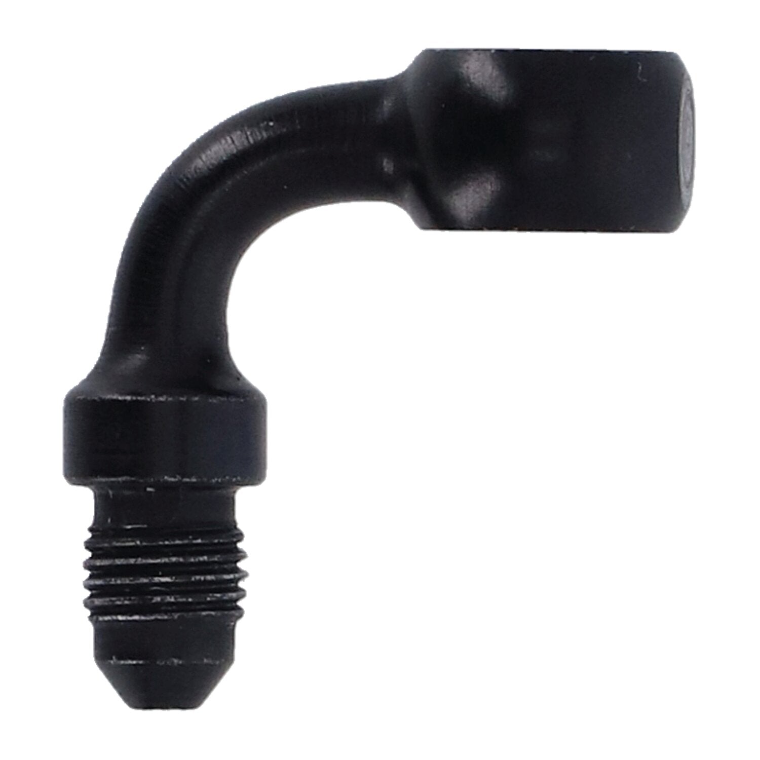 Goodridge Banjo fitting black 7/16" 90 degrees 11mm