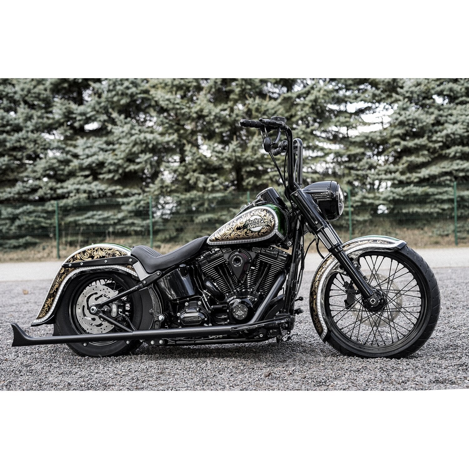 Killer Custom 'Competition series' front wrap fender - 21"
