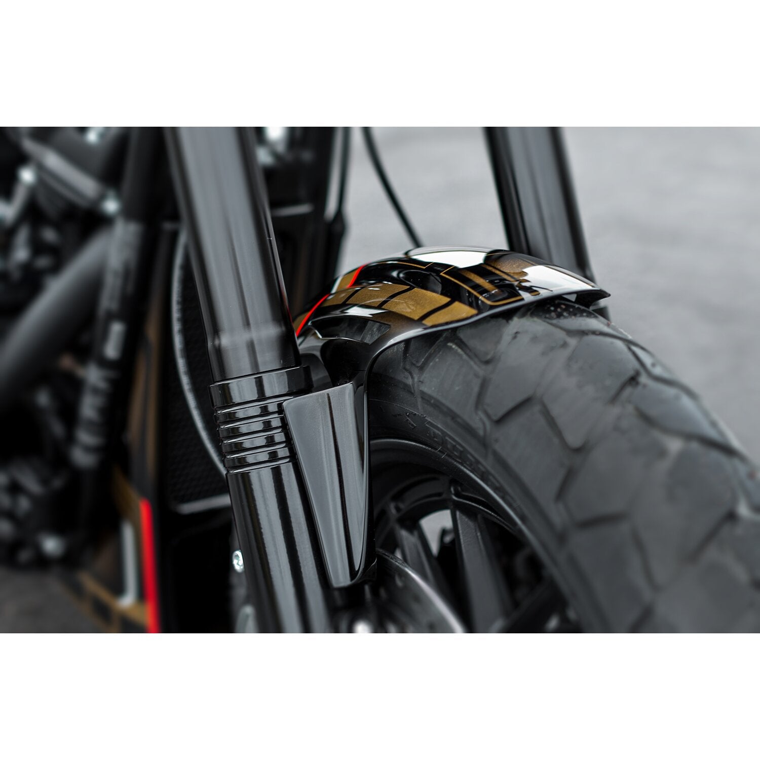 Killer Custom lower fork covers - Gloss black