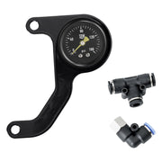 Killer Custom Twin Cam air ride gauge kit - Black face - 6mm