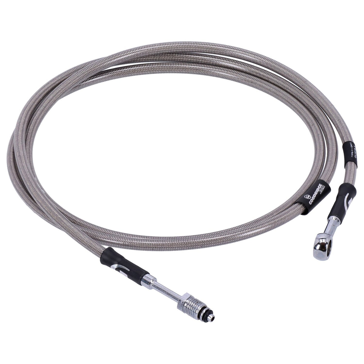 Goodridge hydraulic clutch line kit 68" clear coated