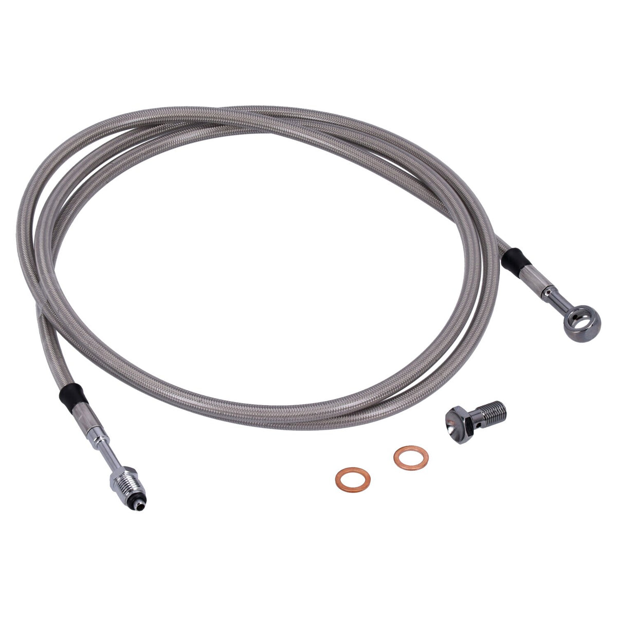 Goodridge hydraulic clutch line kit 71" clear coated