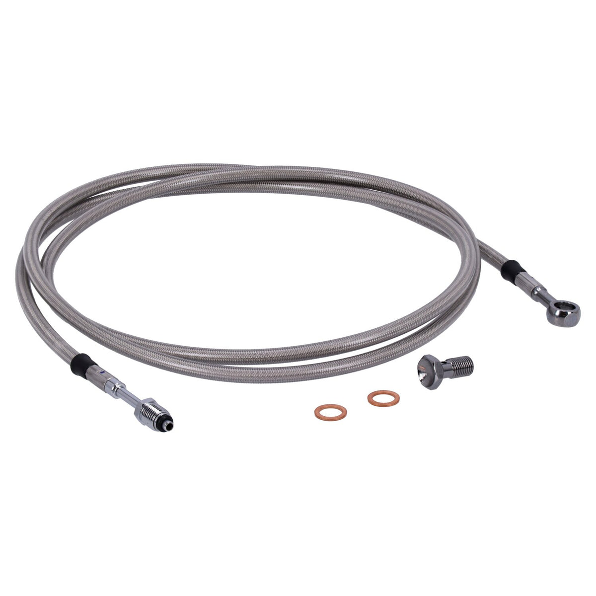 Goodridge hydraulic clutch line kit 75" clear coated