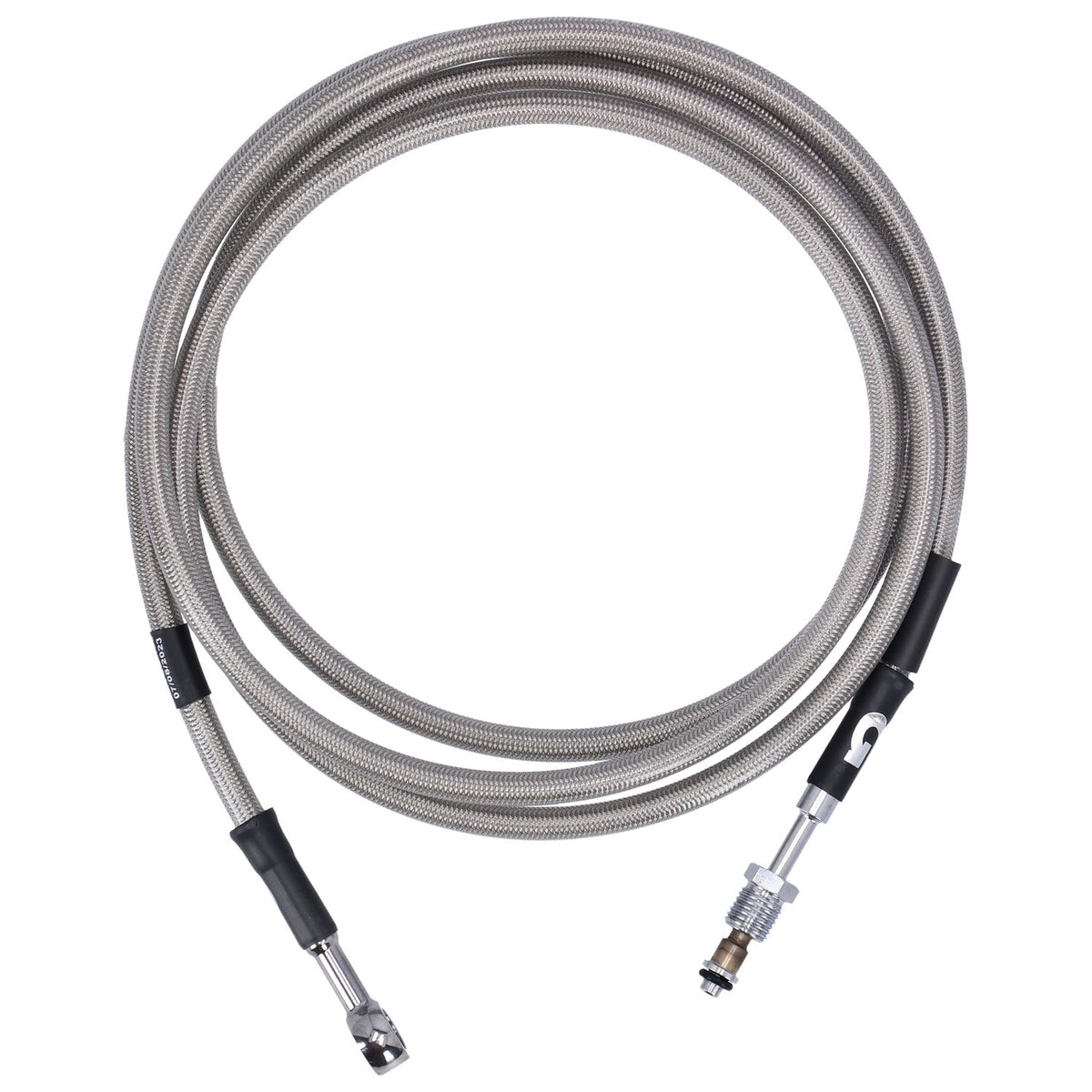 Goodridge hydraulic clutch line kit 77" clear coated