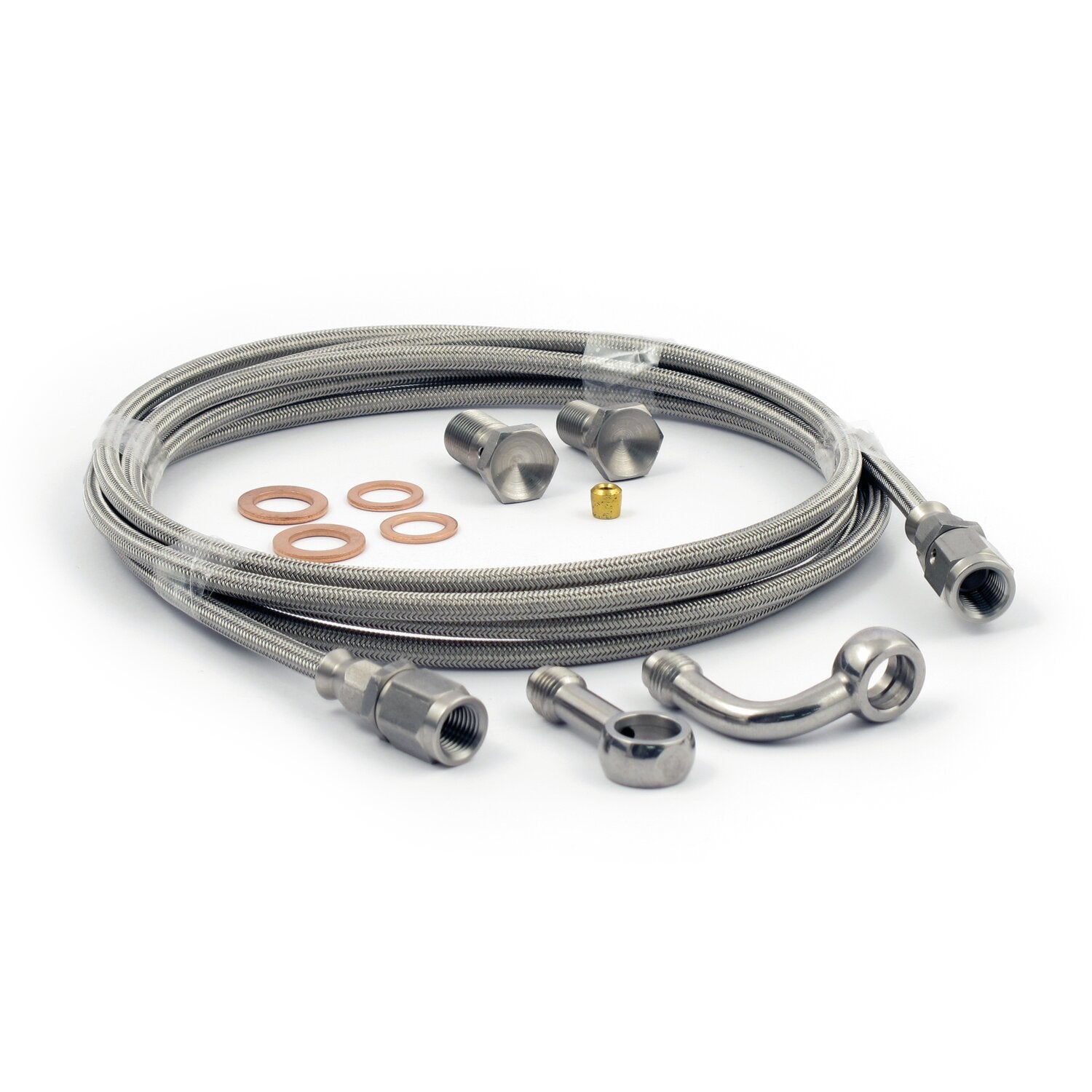 Goodridge Hide-a-Line brake line kit stock/raised handlebar