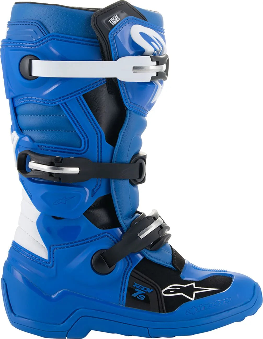 Alpinestars Youth Tech 7S Boots Blue/Black/White