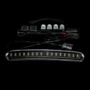 Custom Dynamics Tour-Pak® lid light - Chrome smoke lens