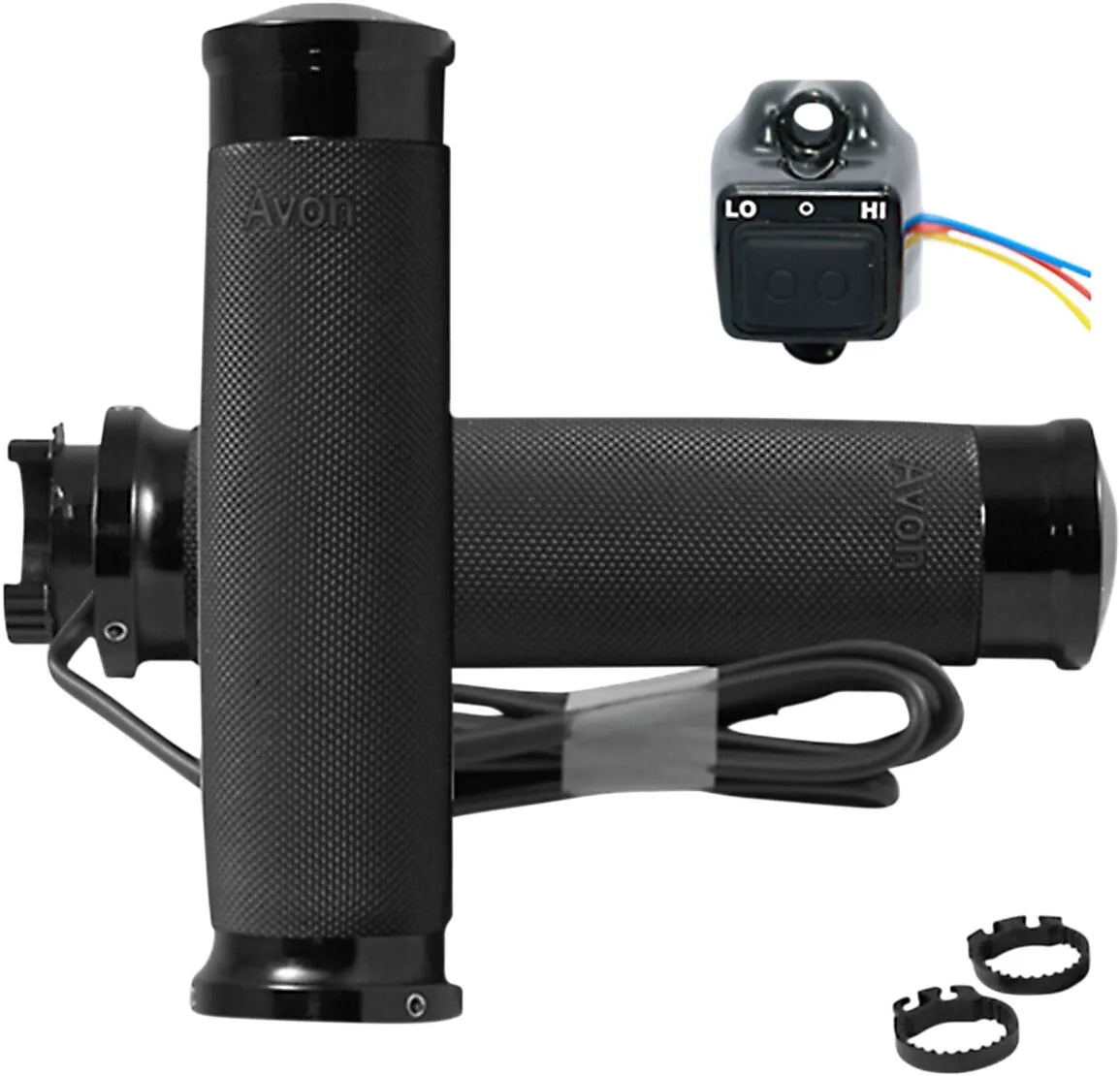 Avon Grips Heated Grips 1-inch Black