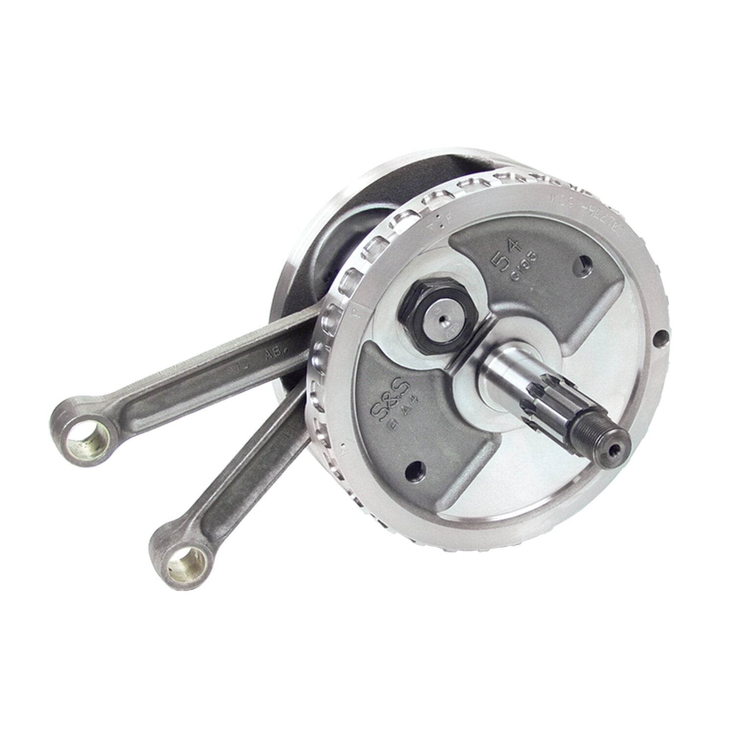 S&S M8 4-5/8" stroker flywheel assembly