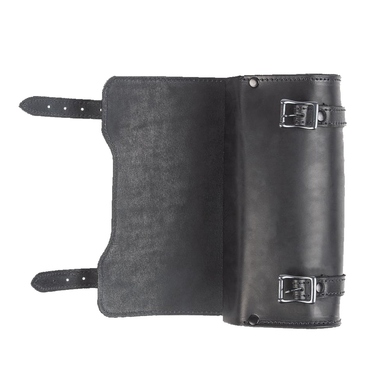 MCS 'square' leather tool bag black