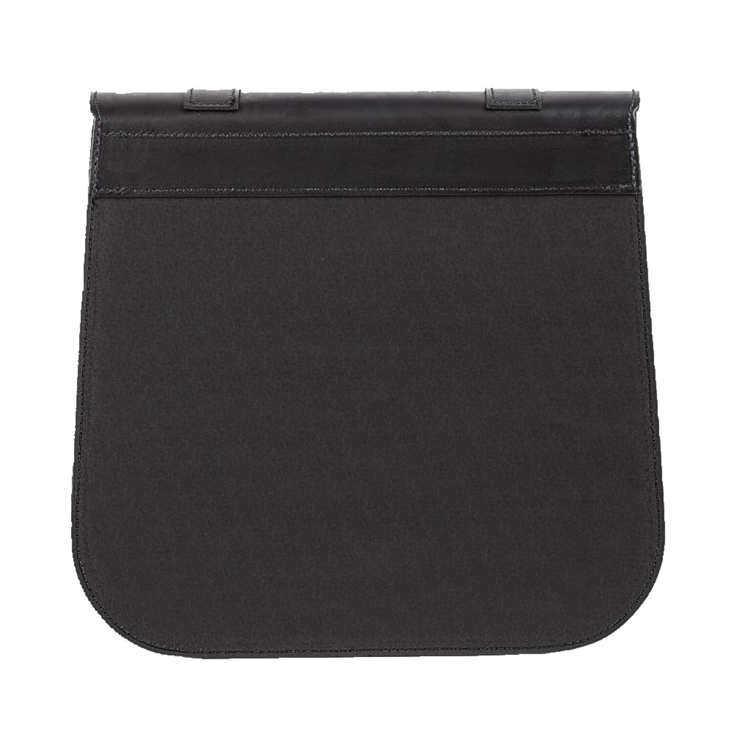 MCS single leather saddlebag 'Postman' - 30 liters - Black
