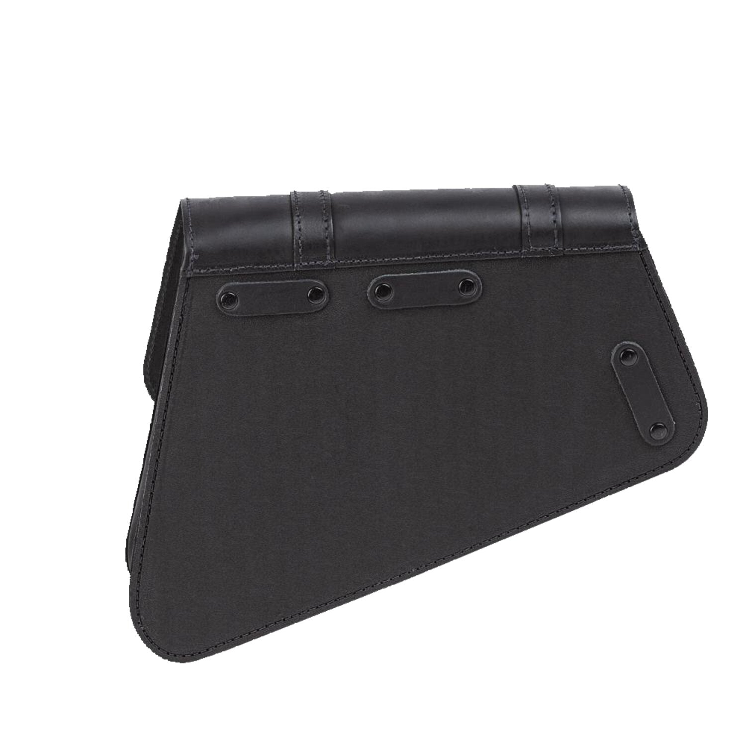 MCS leather swingarm bag left 6.5 liter - Black