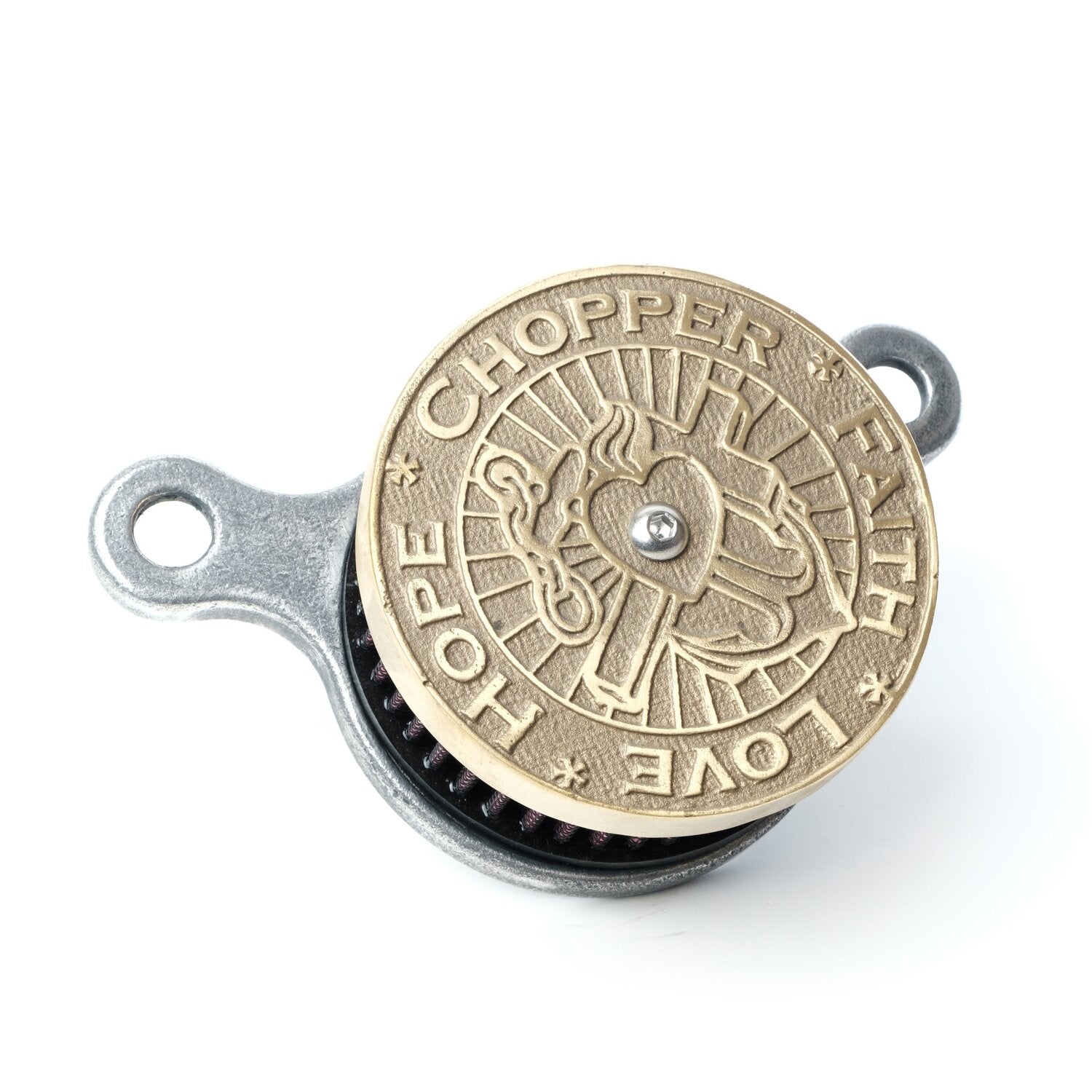 Wannabe Choppers WannaSucker 'CFLH' air cleaner - Brass
