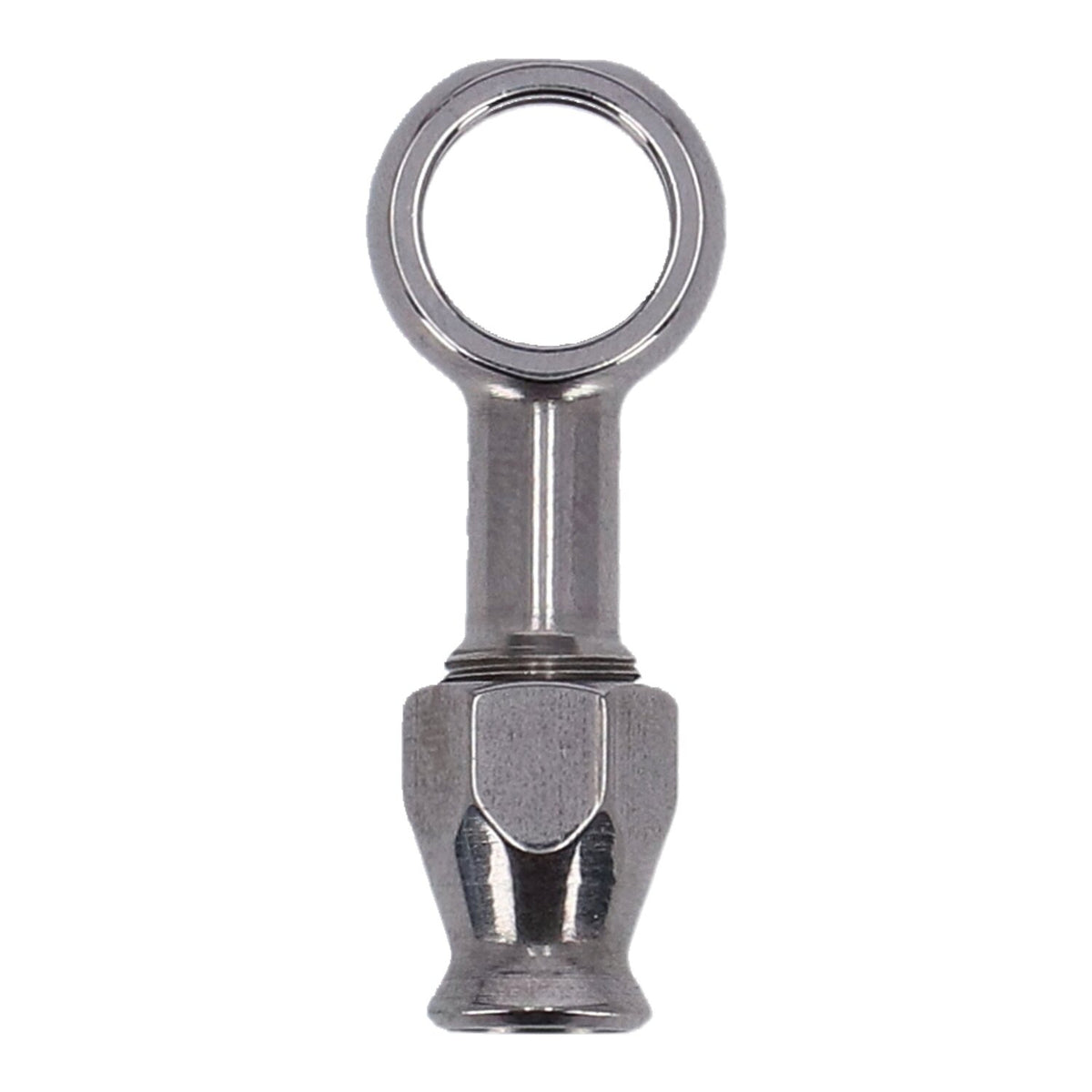 Goodridge 7/16" (11mm) banjo fitting straight - Stainless