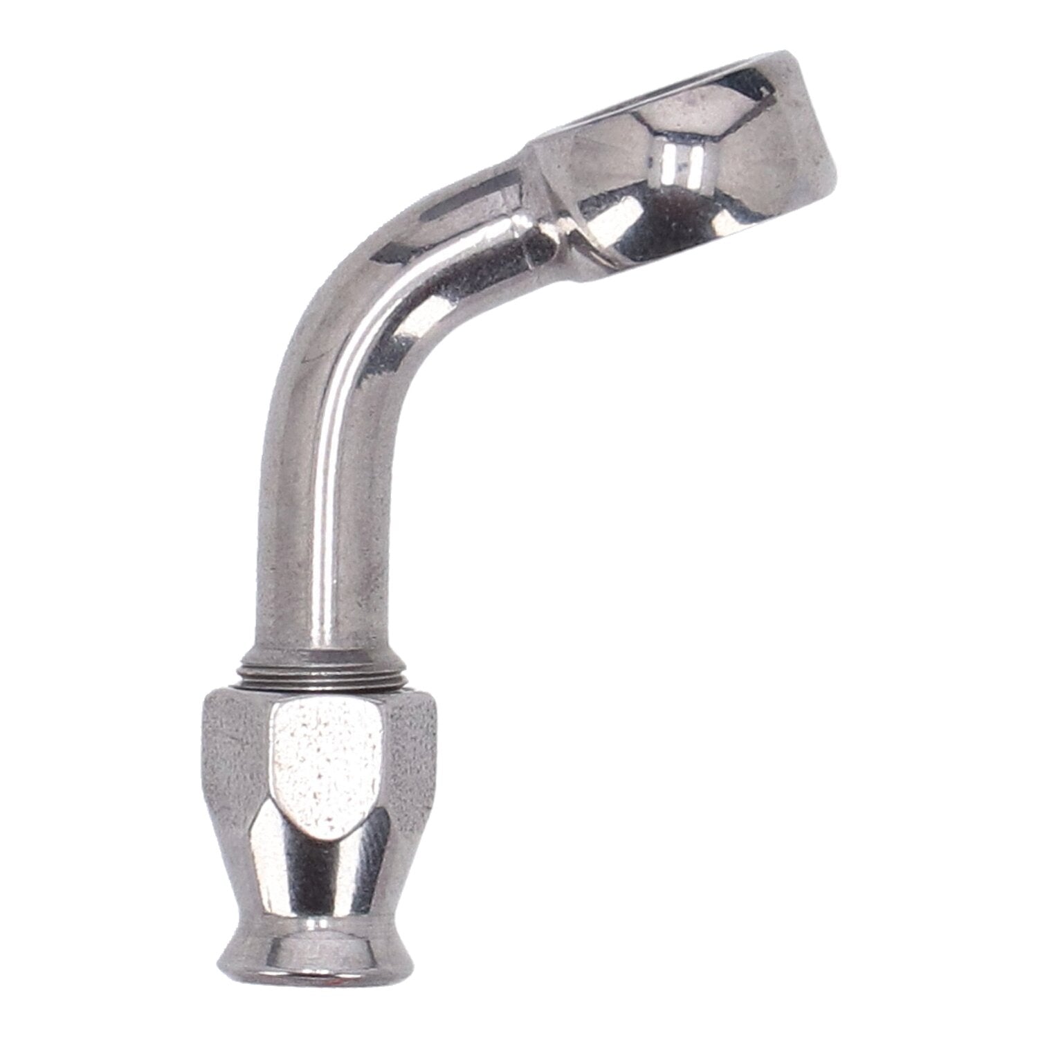 Goodridge 3/8" (10mm) banjo fitting 70 degree bend - SS