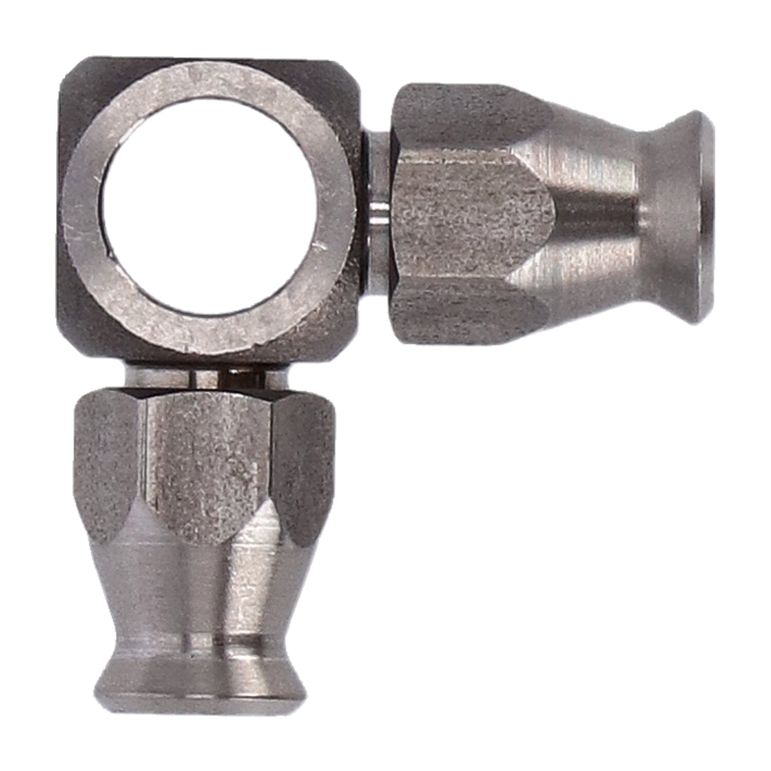 Goodridge 3/8" 90 degree banjo double fitting - Short neck
