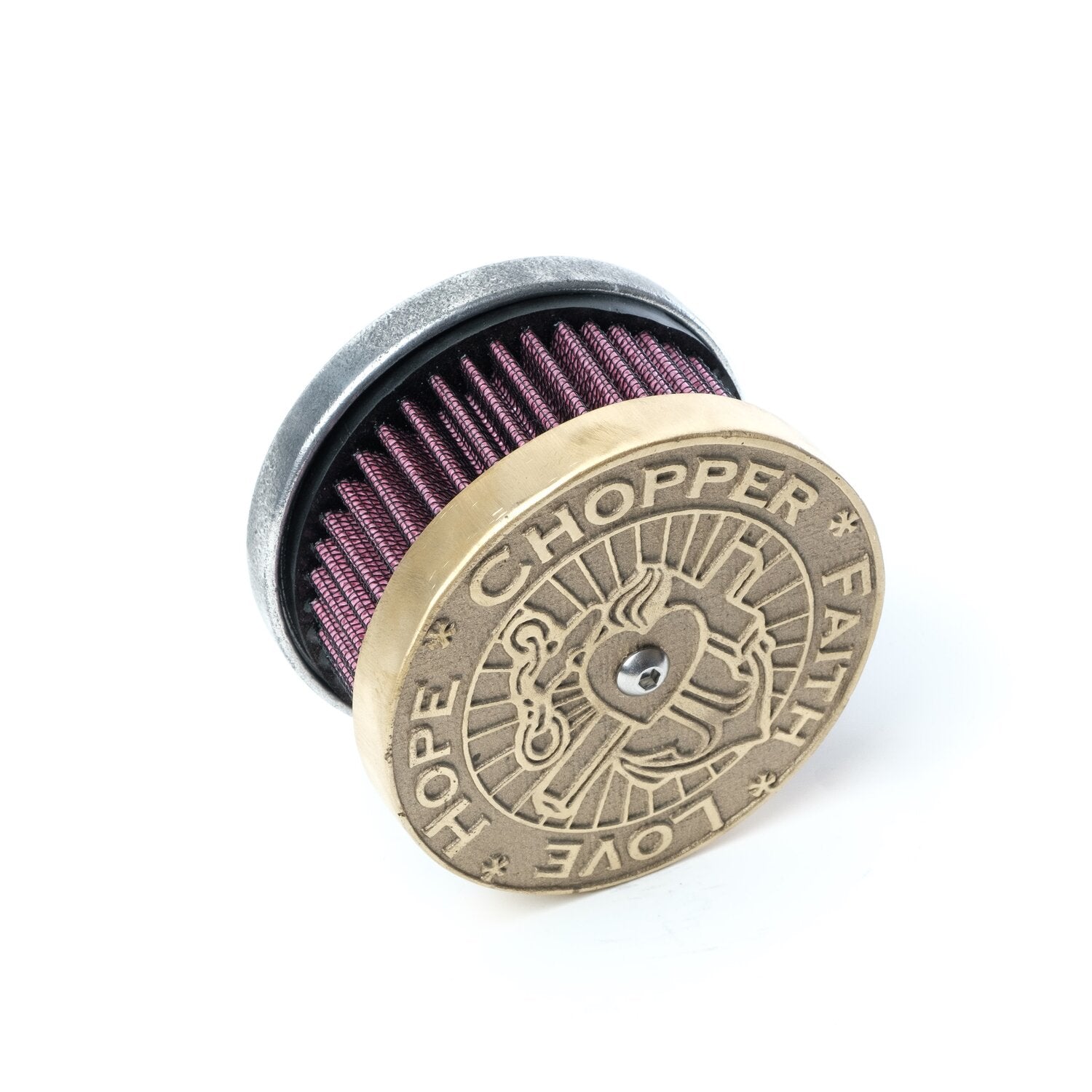 Wannabe Choppers WannaSucker 'CFLH' air cleaner - Brass